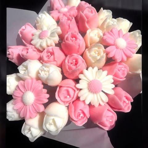 Bouquet de Tulipes XL en bougies