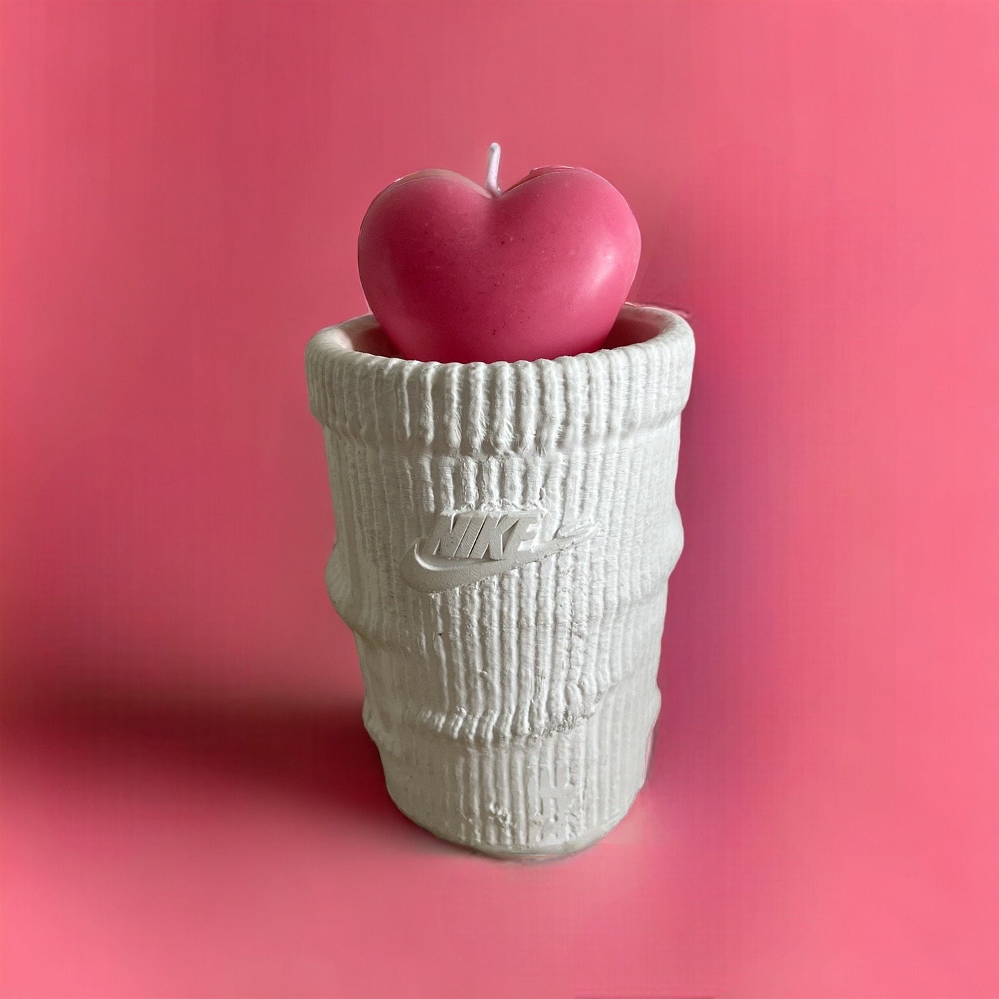 Mini Candle Sock Coeur / love / heart Bougie vegan