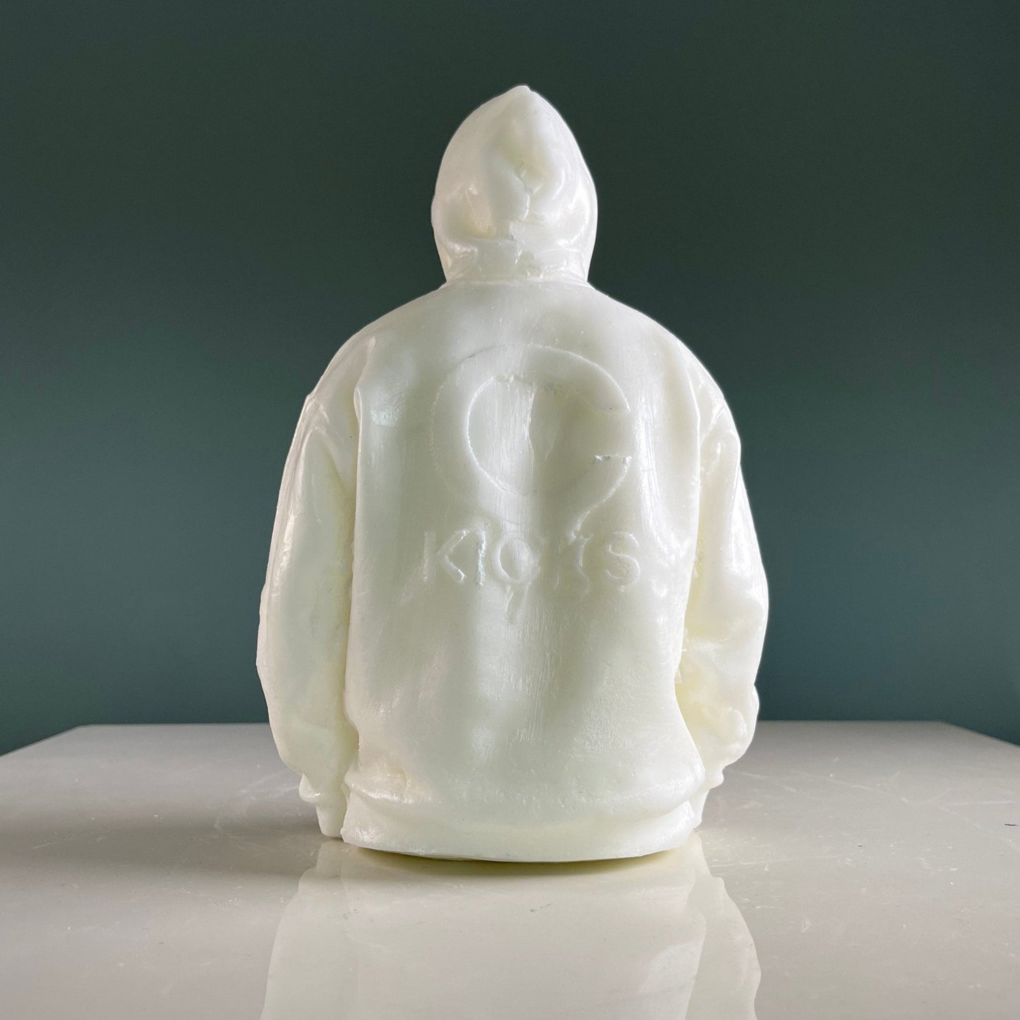 Hoodie sweat shirt a capuche Vegan 25 cm 10 In Bougie buste