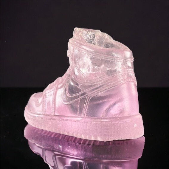 AJ1 résine Pink Sneakers Basket 8 in / 20 cm