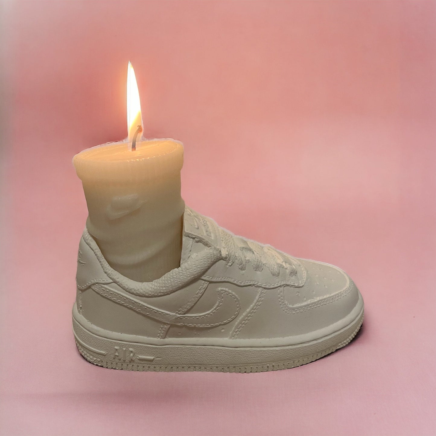 AF1 Sneakers Ceramic + Candle Sock support bougie sneakers Basket 8 in / 20 cm