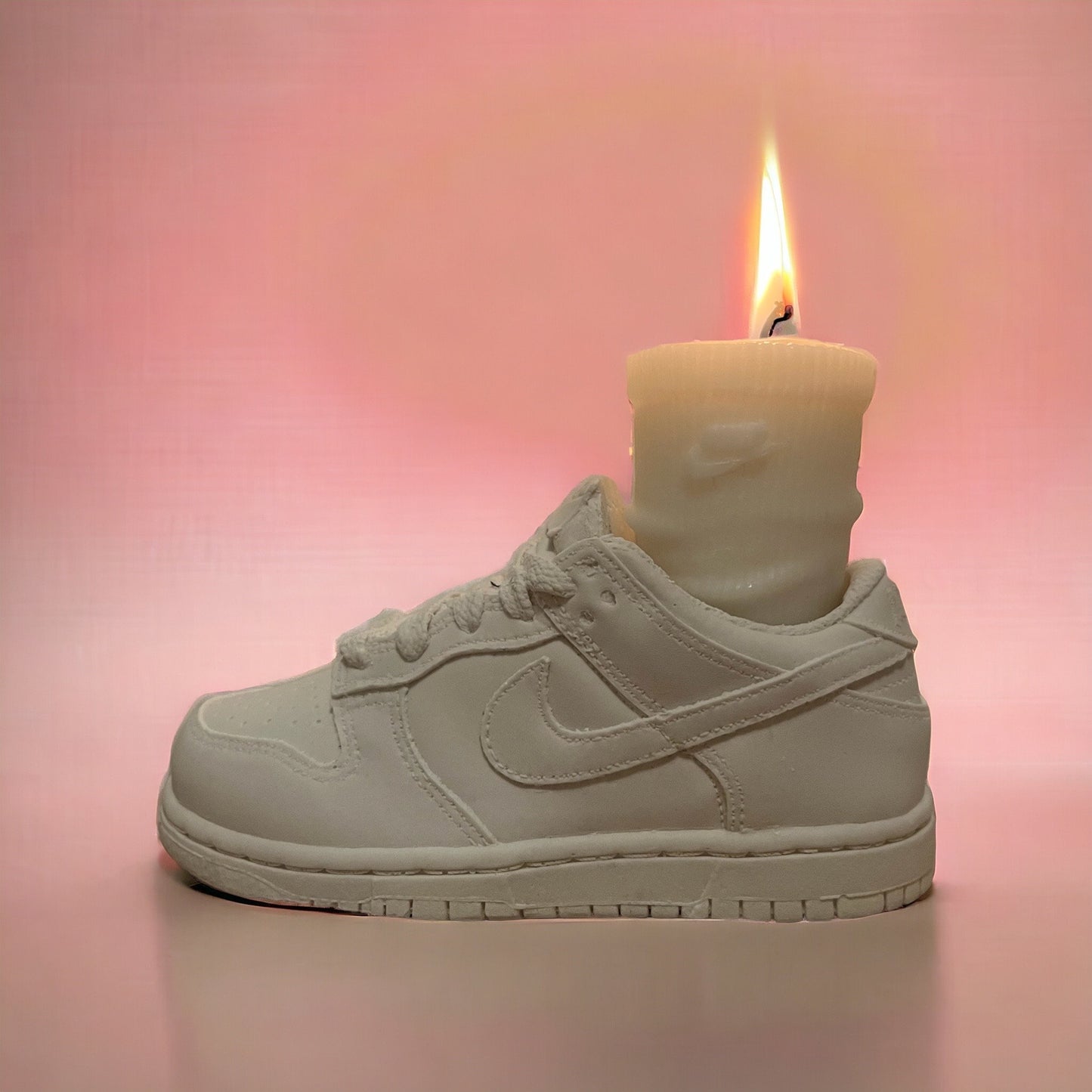 Dunk Low Sneakers Ceramic + Candle Sock support bougie sneakers Basket 8 in / 20 cm