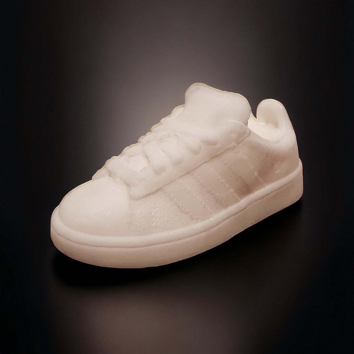 Campus White Candle Vegan Sneaker Bougie Basket 7 in / 20 cm