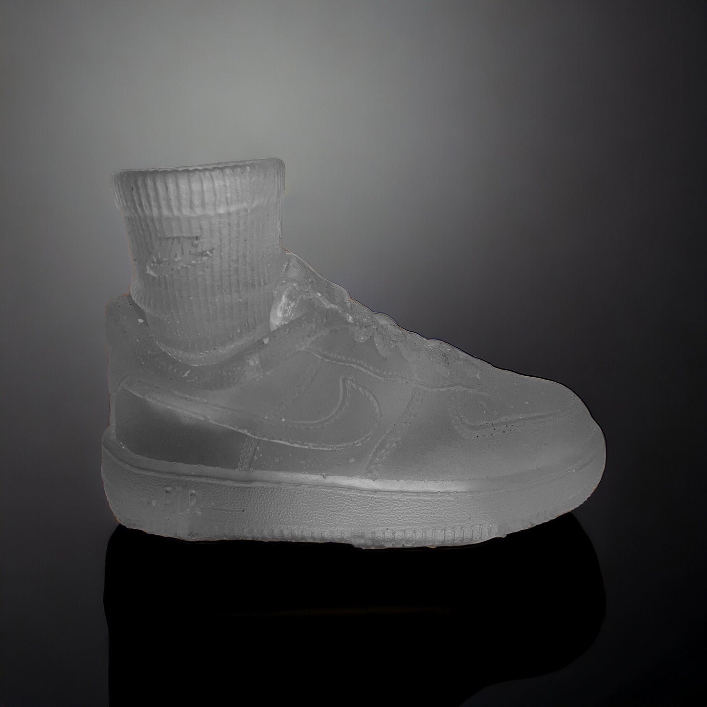 AF1 + Sock planter pot de fleur Low résine epoxy AF1 sneakers Basket 8 in / 20 cm