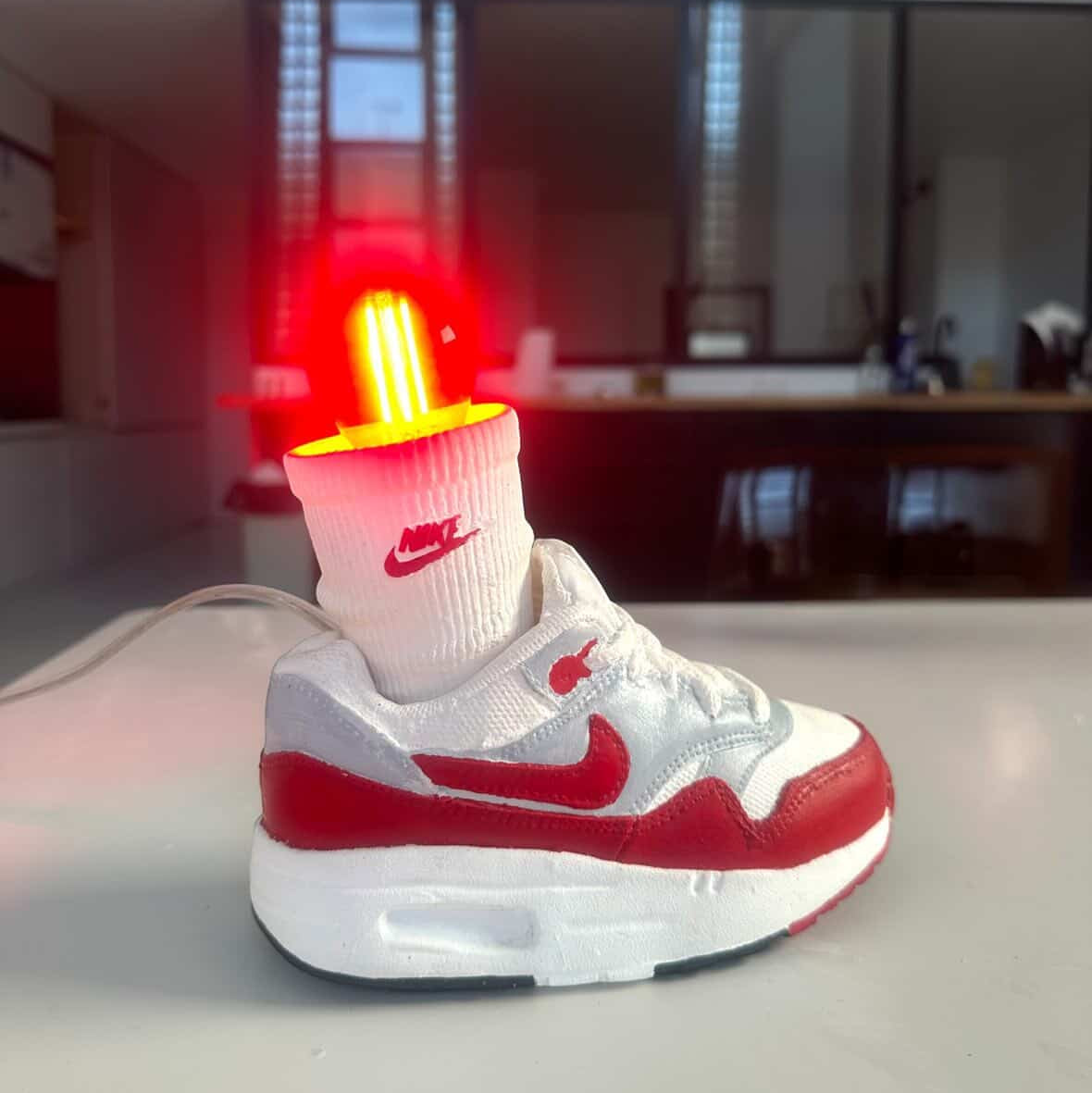 Luminaire AM1 Og  Fire Red Ceramique