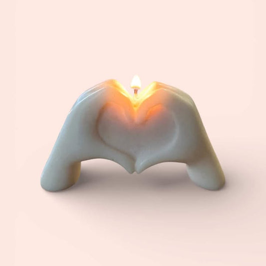 Bougie Mains de Cœur