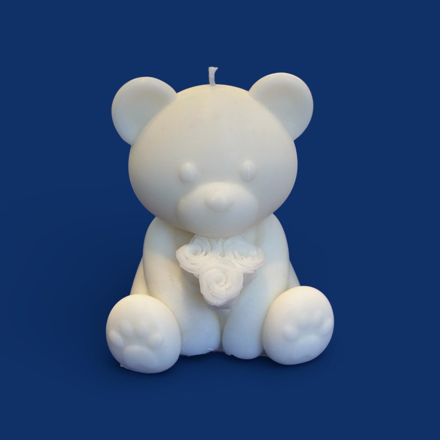 Bougie l'Ourson aux Trois Roses