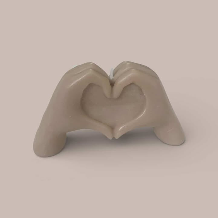 Bougie Mains de Cœur