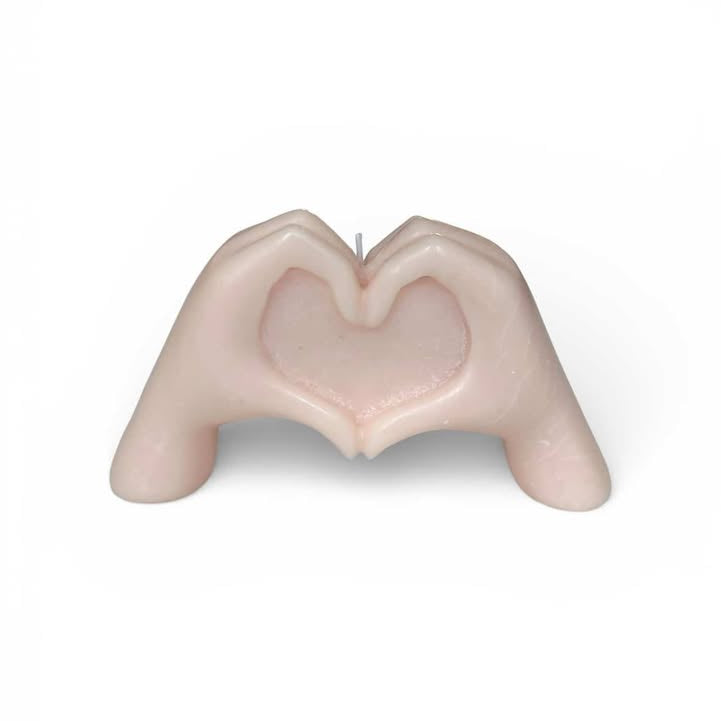 Bougie Mains de Cœur