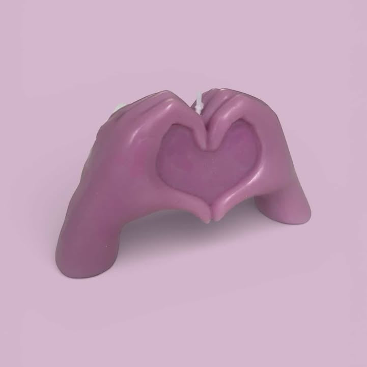 Bougie Mains de Cœur