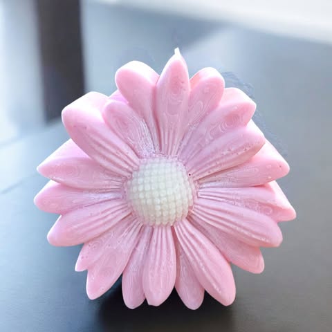 Bougie Marguerite Colorée