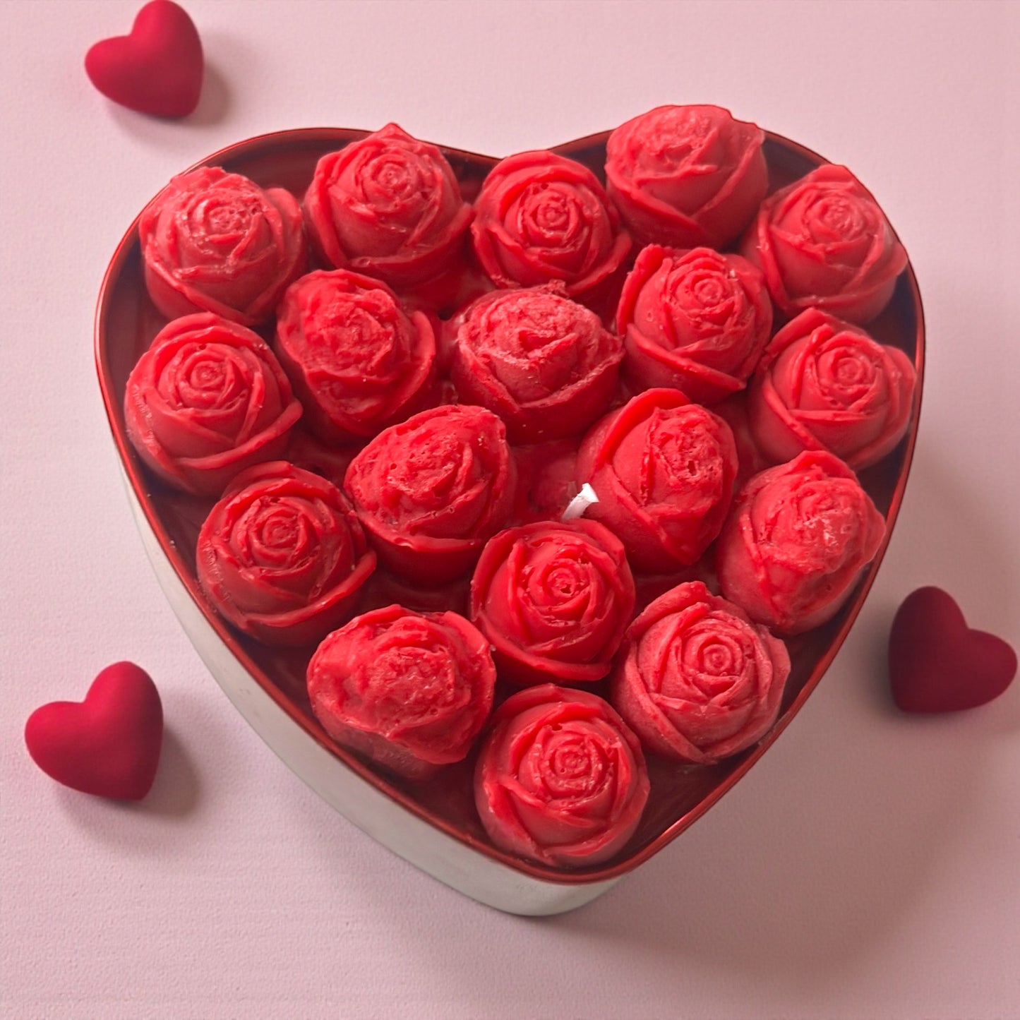 Bougie Cœur de Roses