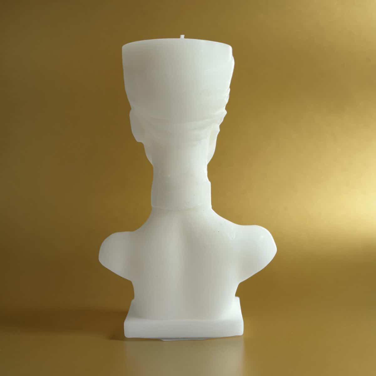 Bougie en forme de buste de femme