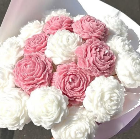 Bouquet d'œillets XL en bougies