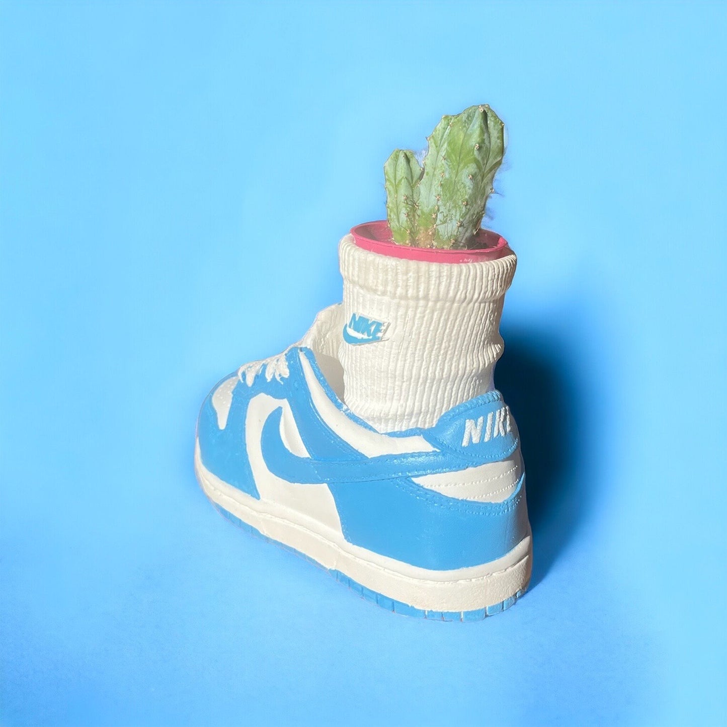 Dunk Low Carolina Sock planter pot de fleurs ceramic Sneakers 8 in / 20 cm