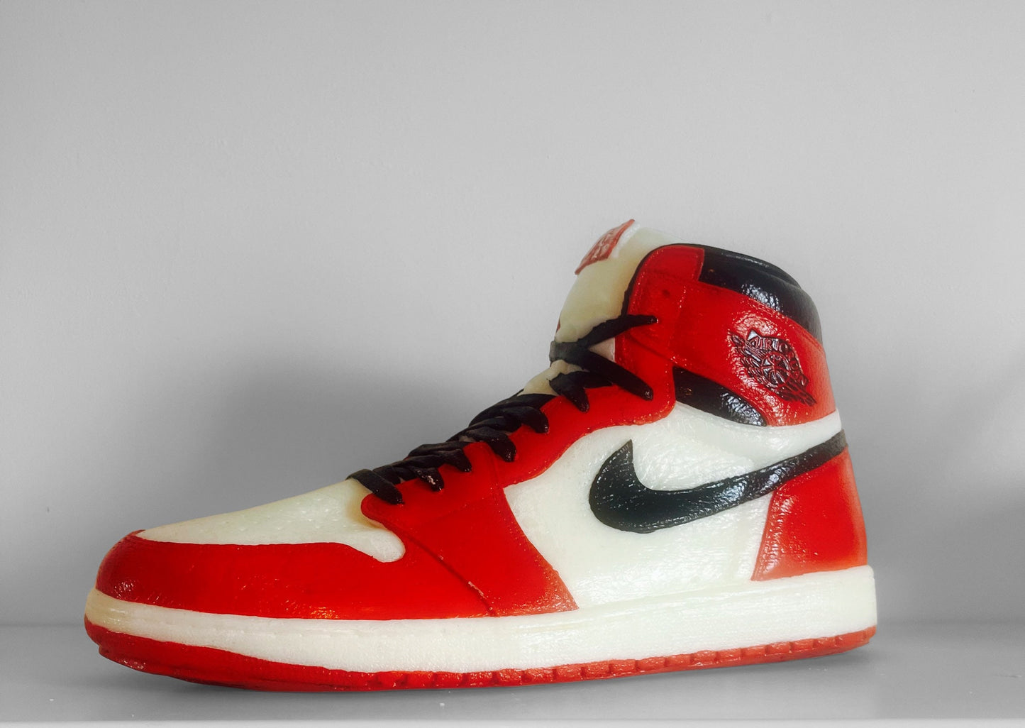 AJ1 rétro OG Custom XL Retro Vegan Sneaker Basket 35 cm 14 In Bougie
