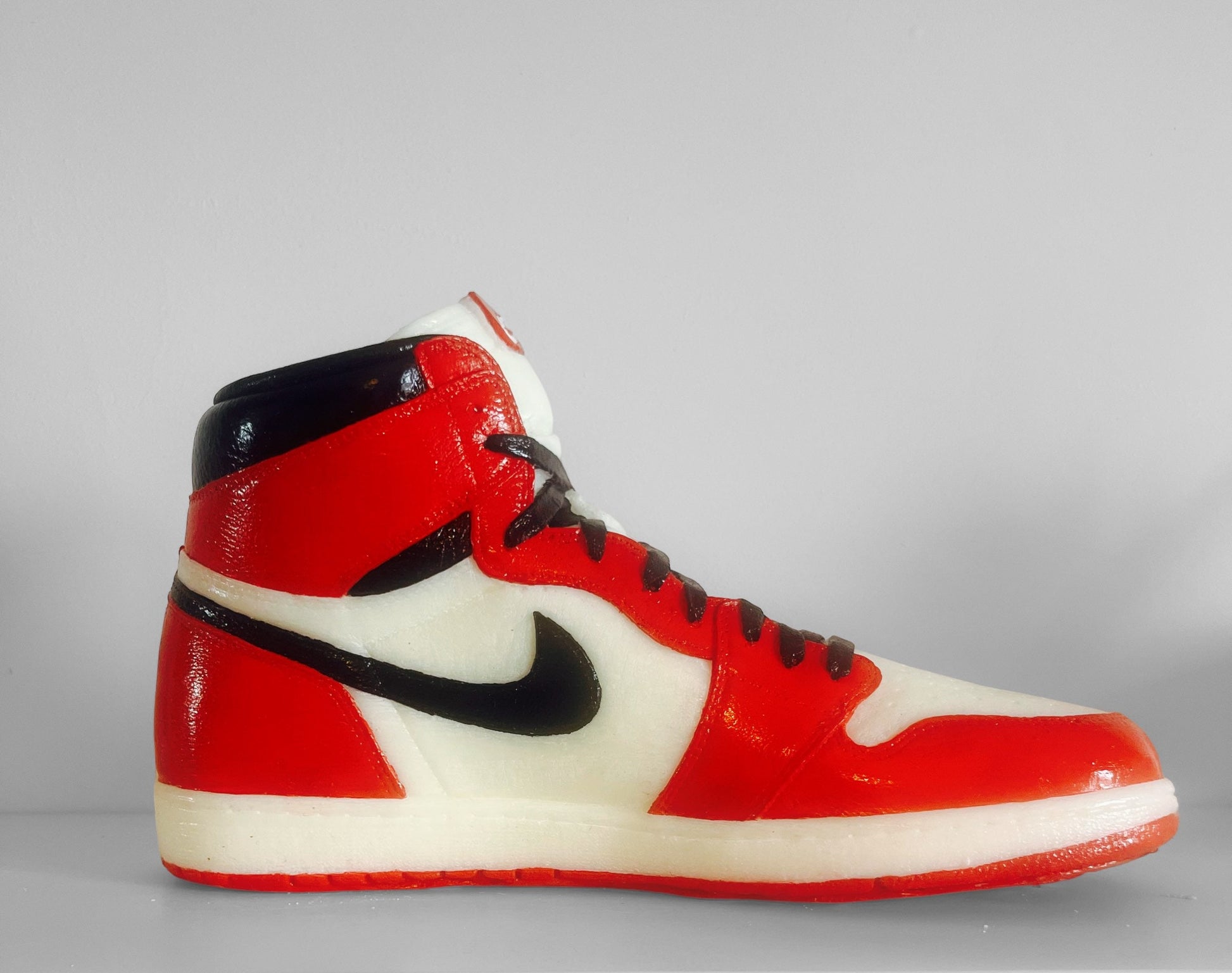 AJ1 rétro OG Custom XL Retro Vegan Sneaker Basket 35 cm 14 In Bougie