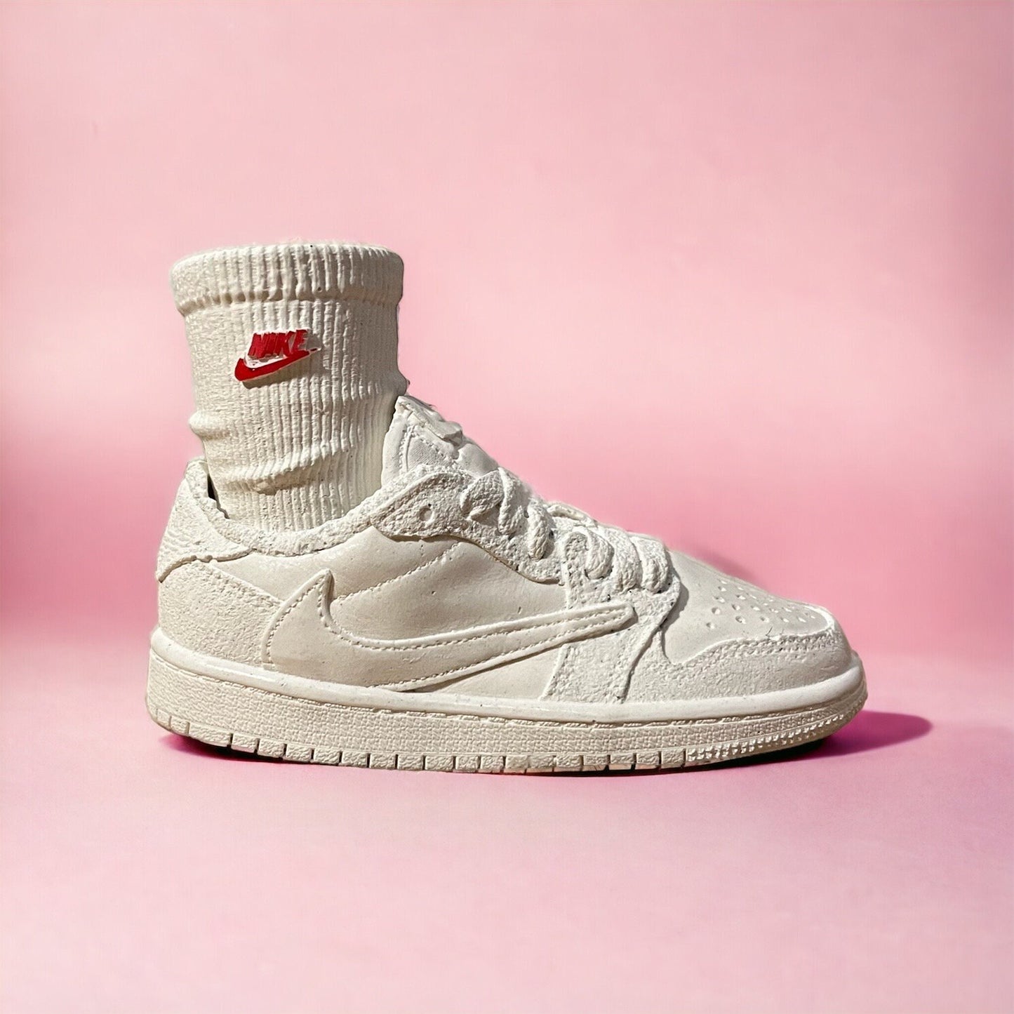 AJ1 Travis Scott Sock planter pot de fleur Low ceramic AF1 sneakers Basket 8 in / 20 cm