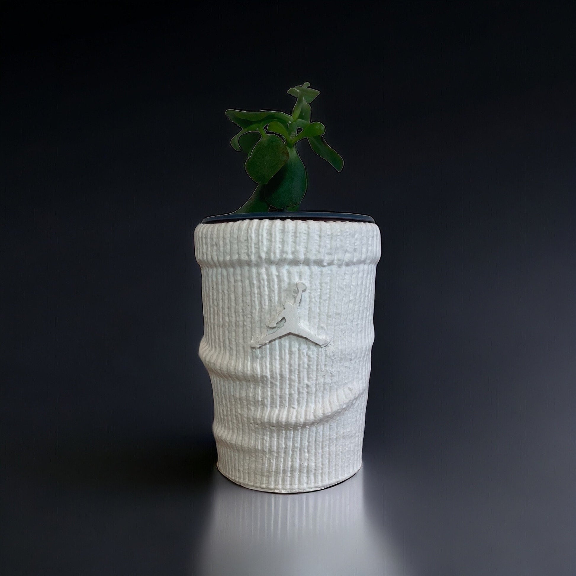 Big Sock planter Jumpman pot de fleur Low ceramic AF1 sneakers Basket 5 in / 13 cm